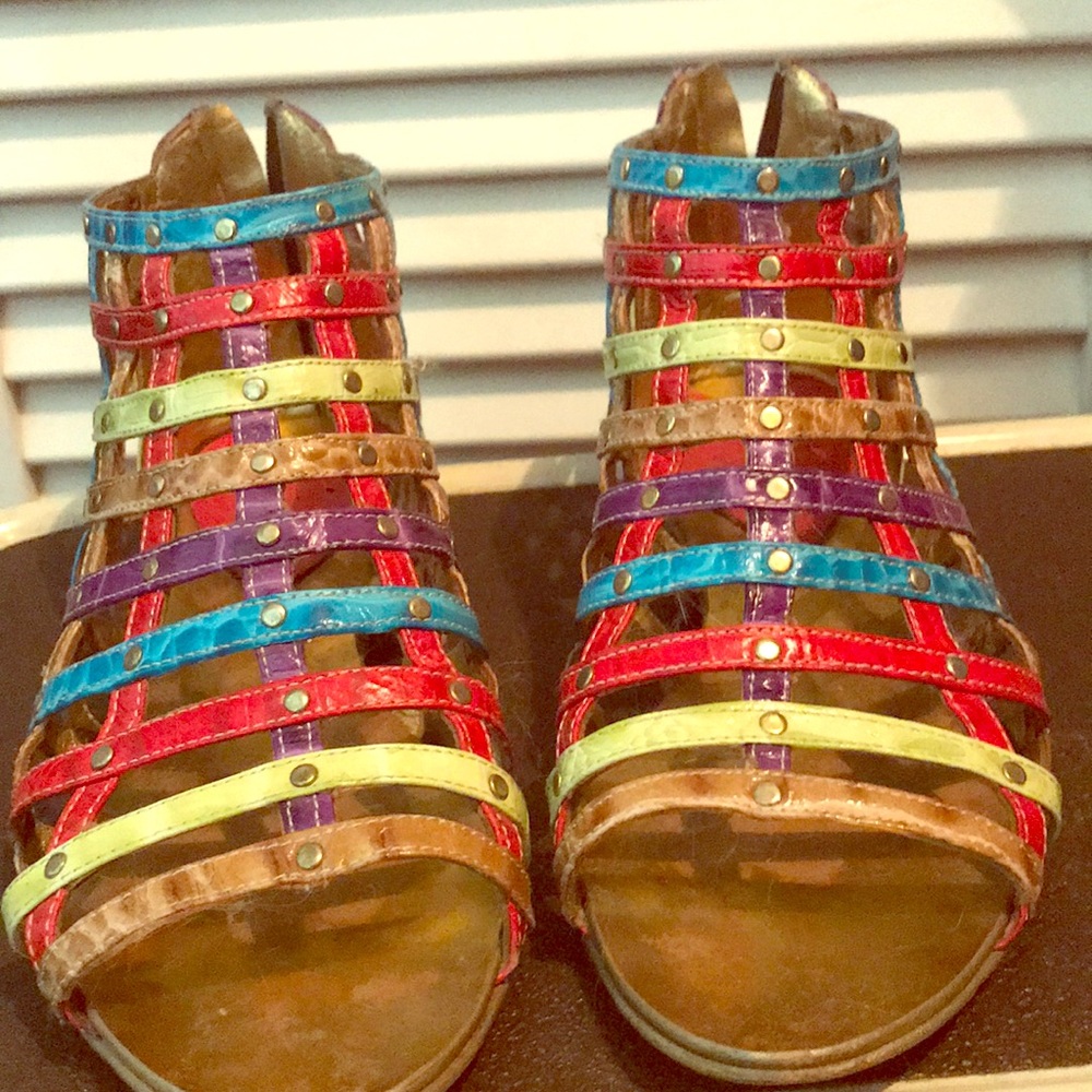 Colorful sandals